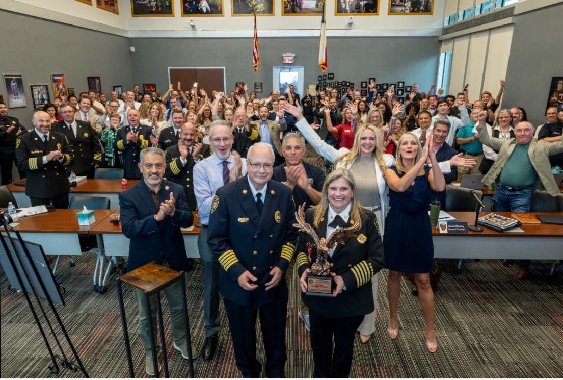 Fire Chief award ceremony