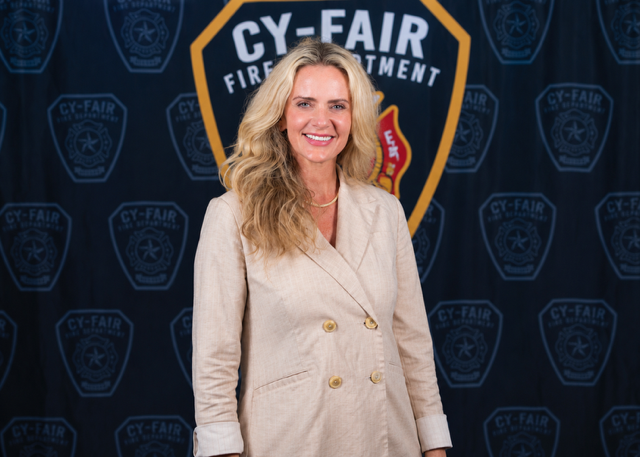 Naressa MacKinnon at Cy-Fair Fire Department