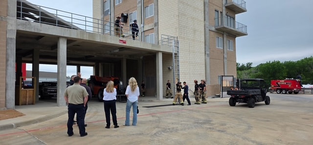 Tour of training center exterior